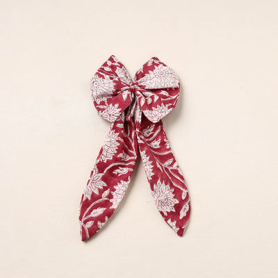 Handmade Fabric Bow Hair Clip 05