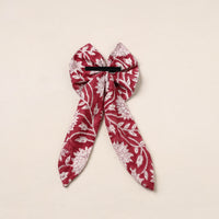 Handmade Fabric Bow Hair Clip 05