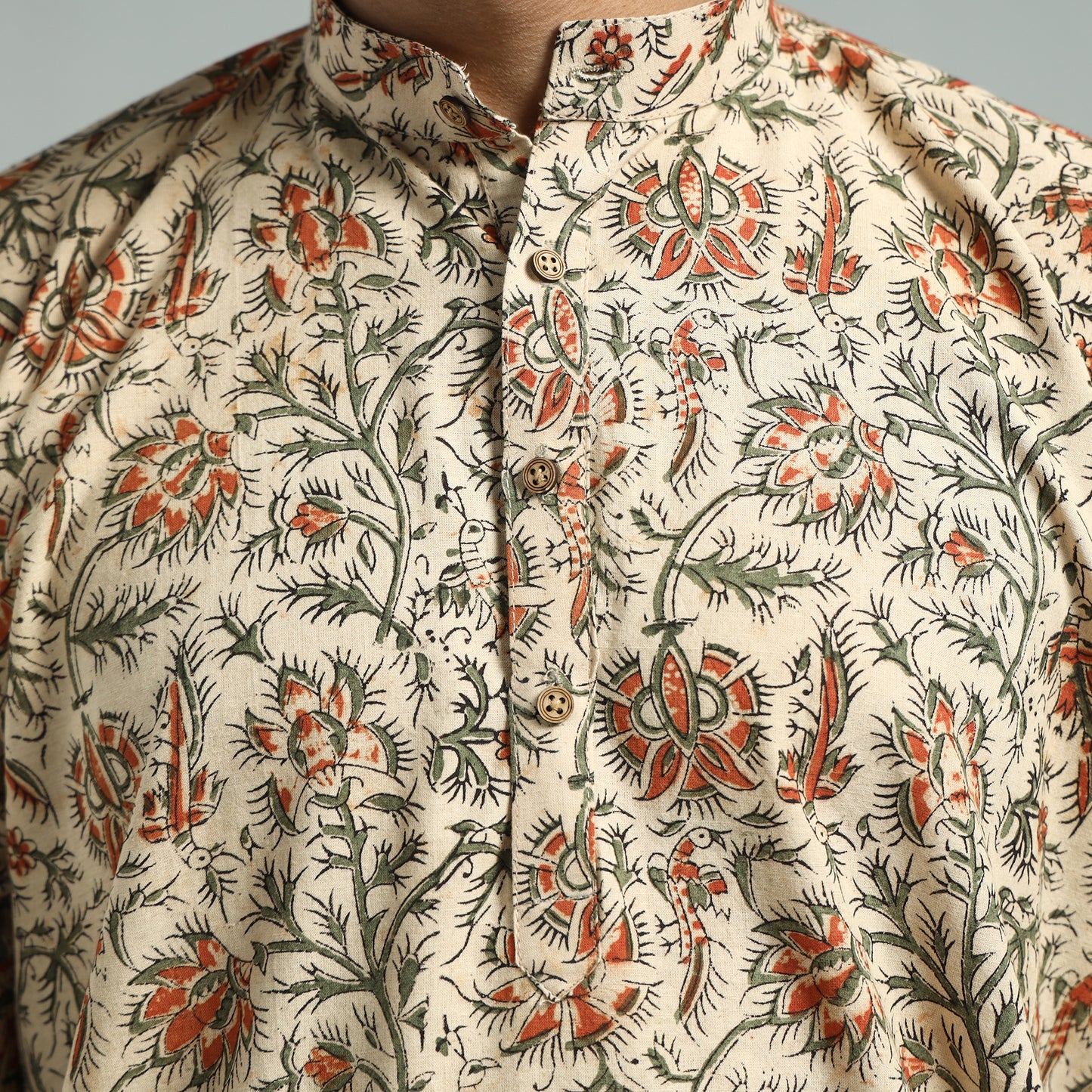 Kalamkari men kurta