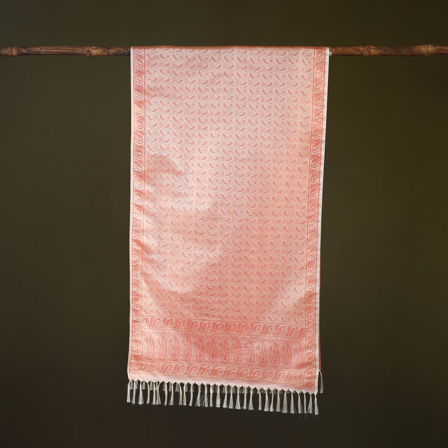 Handloom Banarasi Brocade Semi Silk Stole 02