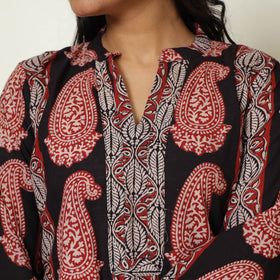  Block Print Cotton Straight Bagh Kurta For Women