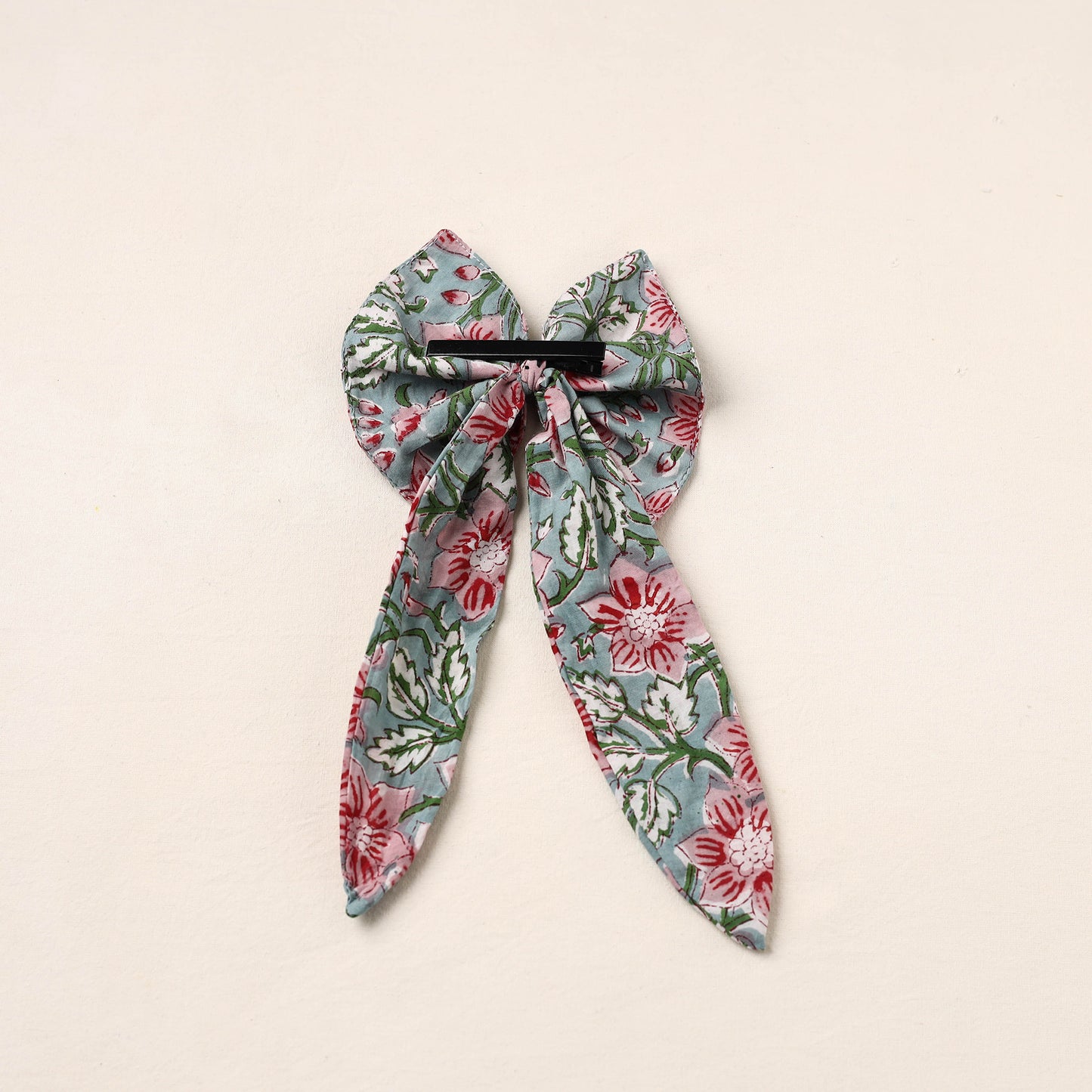 Handmade Fabric Bow Hair Clip 06