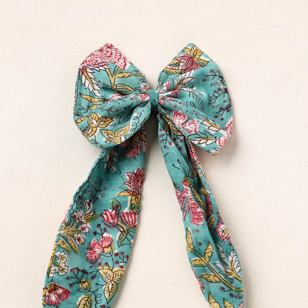 Handmade Fabric Bow Hair Clip 07