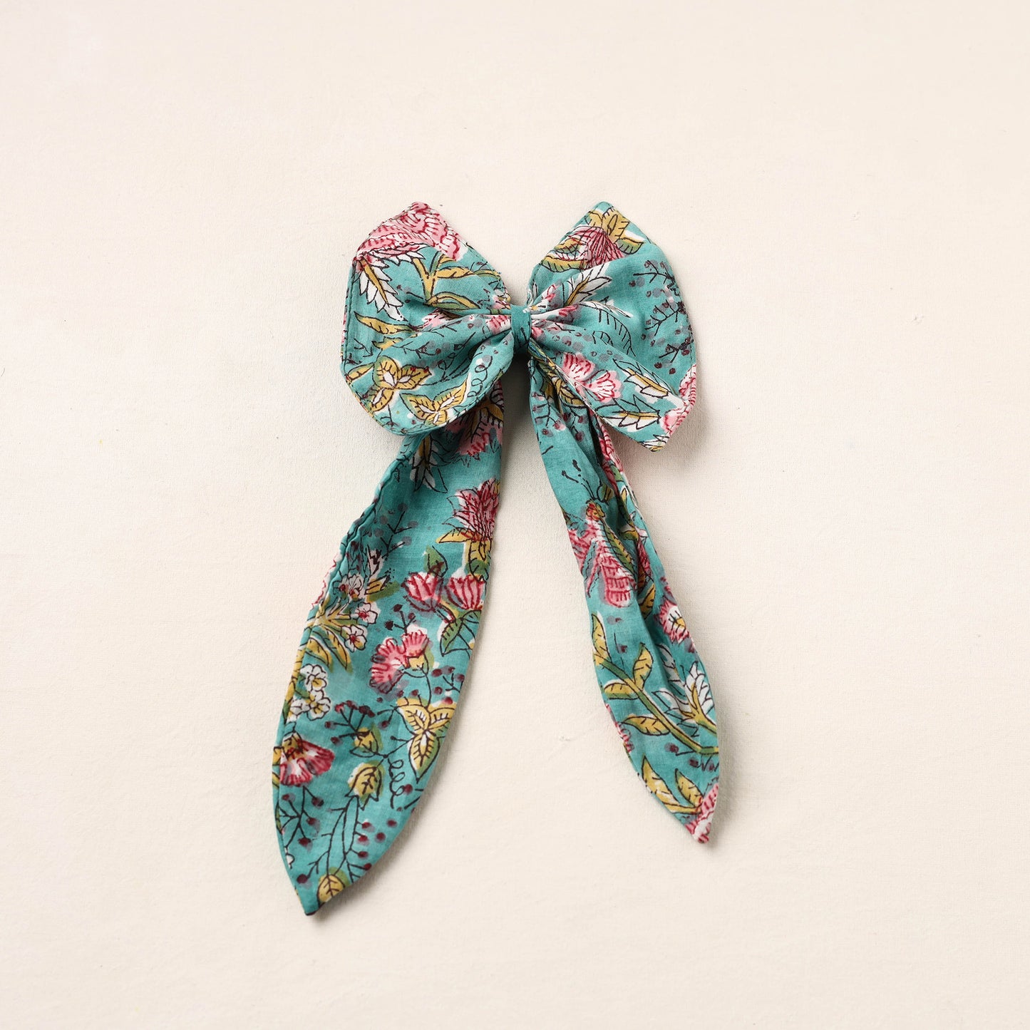 Handmade Fabric Bow Hair Clip 07