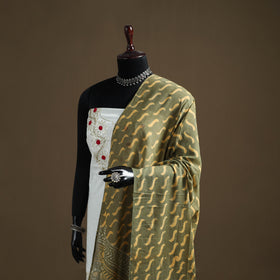 Hand Block Batik Print Pure Mul Cotton Dupatta 47