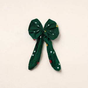 Handmade Fabric Bow Hair Clip 09