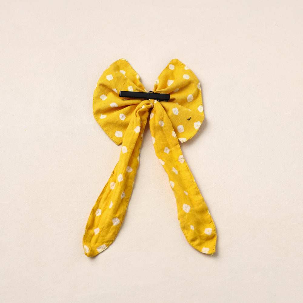 Handmade Fabric Bow Hair Clip 10