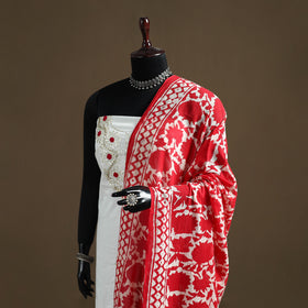 Hand Block Batik Print Pure Mul Cotton Dupatta 48