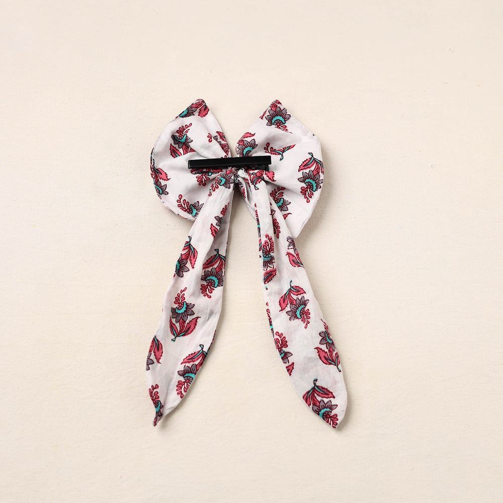 Handmade Fabric Bow Hair Clip 12