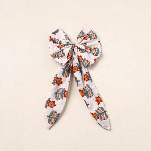 Handmade Fabric Bow Hair Clip 13