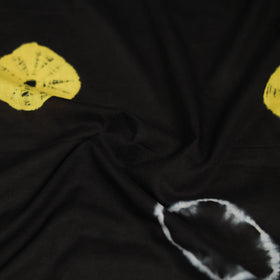 Black - Shibori Tie-Dye Pure Mul Cotton Scarf 05