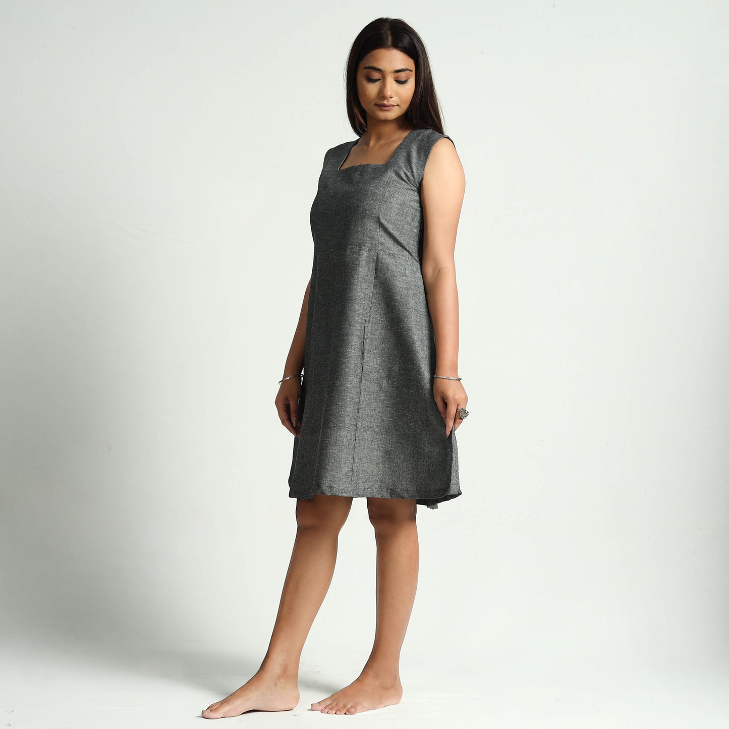 Plain Cotton Dress
