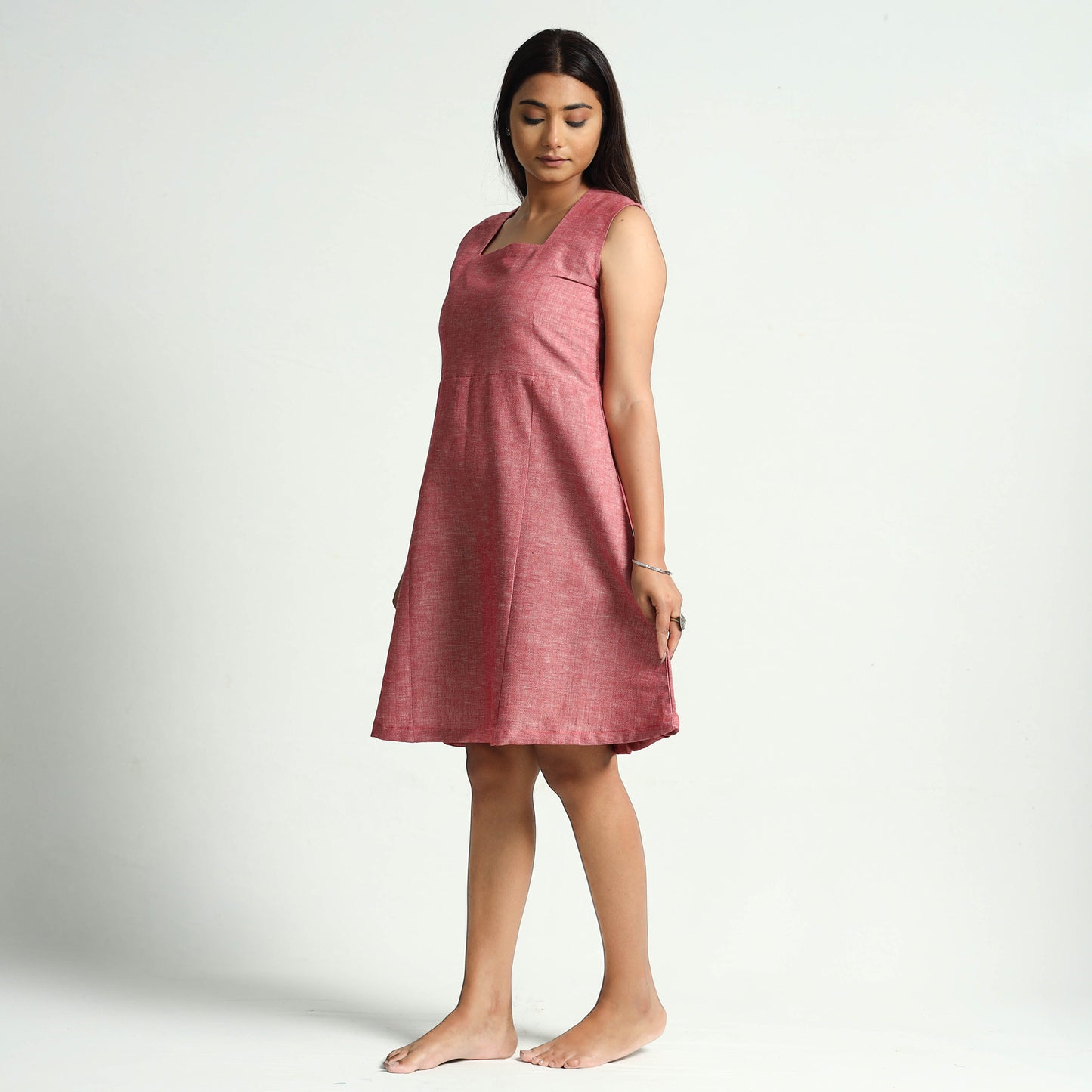 Plain Cotton Dress
