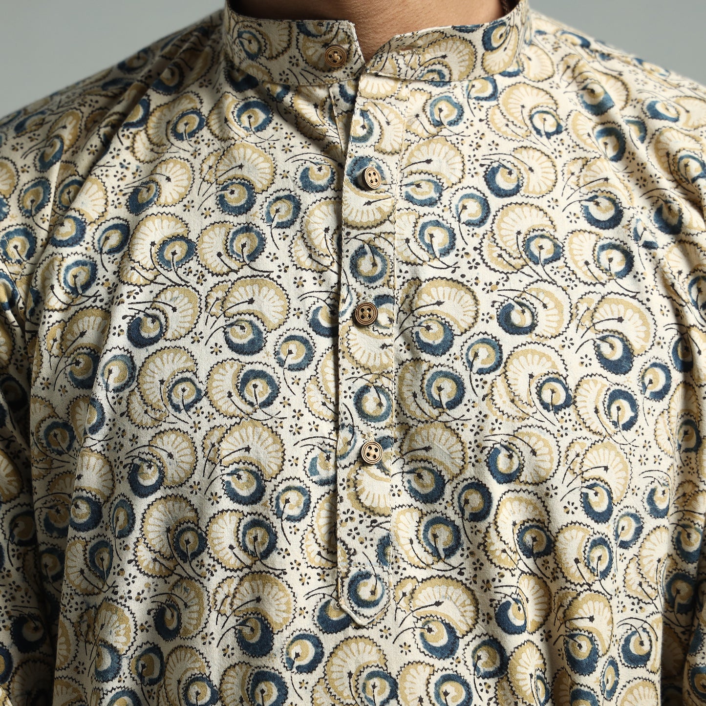 Kalamkari men kurta