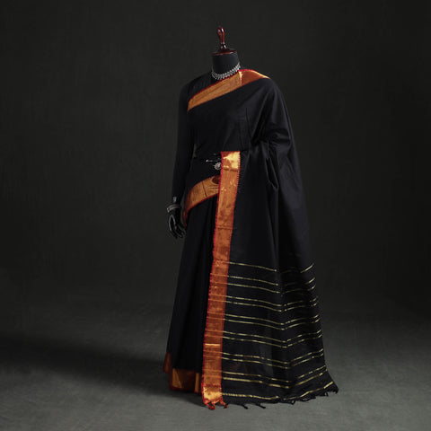 Dharwad Woven Mercerised Cotton Saree with Border 53