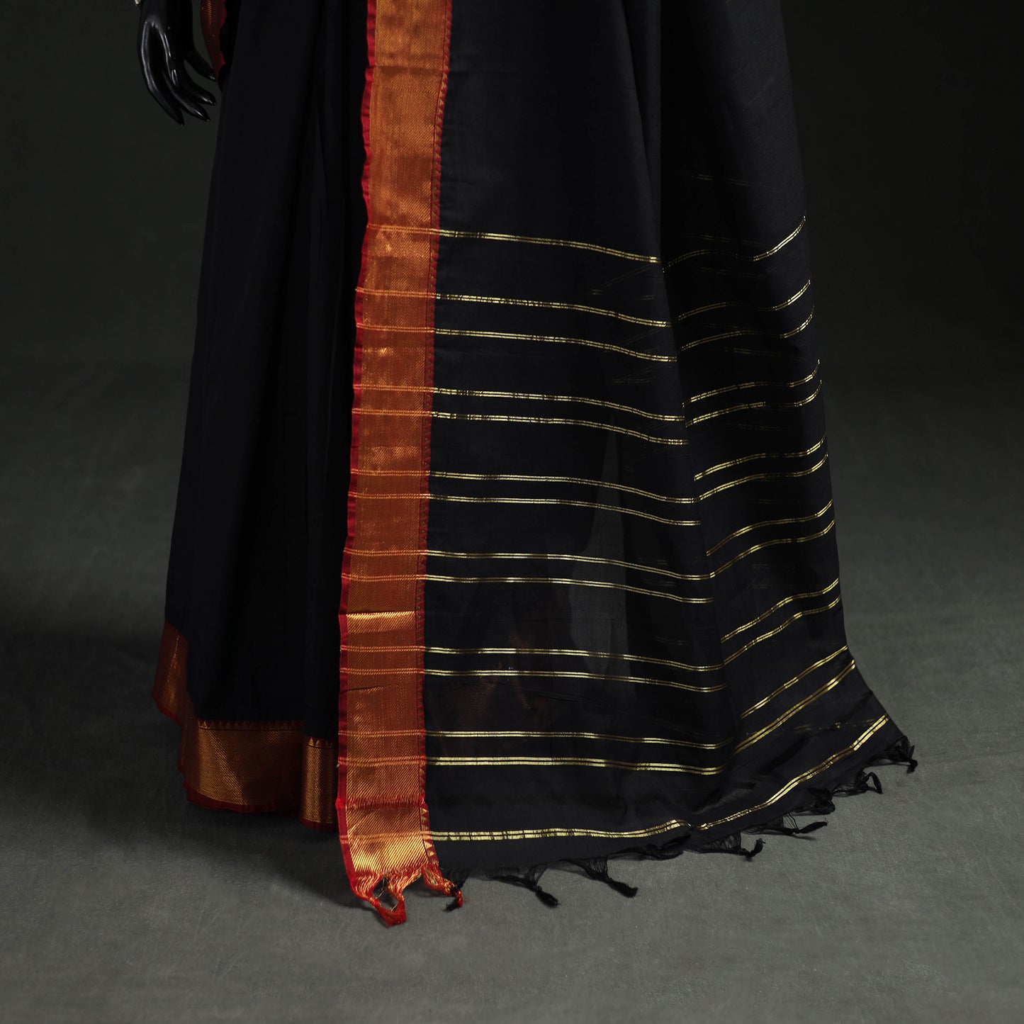 Dharwad Woven Mercerised Cotton Saree with Border 53