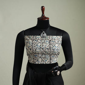 Black - Nazaakat Kota Doria Cotton Plain Saree with Blouse & Jewellery Set 04