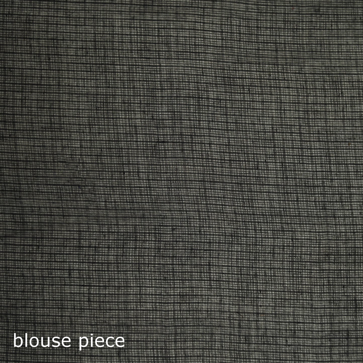 Black - Nazaakat Kota Doria Cotton Plain Saree with Blouse & Jewellery Set 04