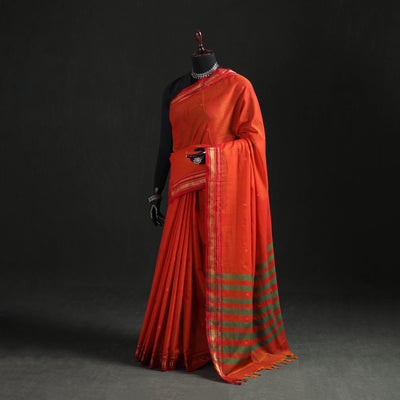 Dharwad Woven Thread Buti Mercerised Cotton Saree with Border 55