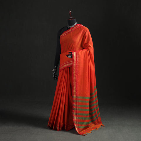 Dharwad Woven Thread Buti Mercerised Cotton Saree with Border 55