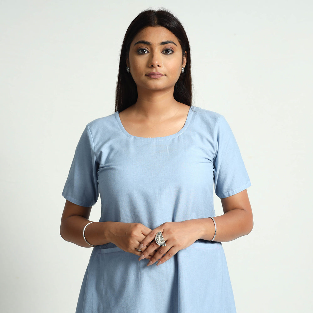 Plain Cotton Dress
