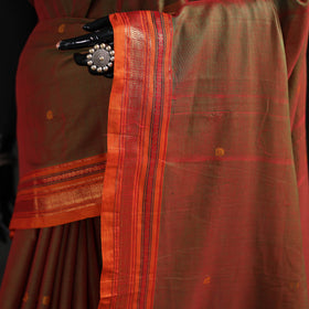 Dharwad Woven Thread Buti Mercerised Cotton Saree with Border 58