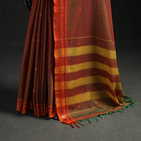 Dharwad Woven Thread Buti Mercerised Cotton Saree with Border 58