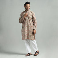 Kalamkari men kurta