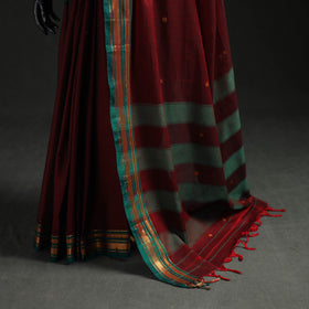 Dharwad Woven Thread Buti Mercerised Cotton Saree with Border 57