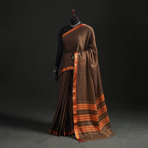 Dharwad Woven Mercerised Cotton Saree with Border 60