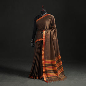 Dharwad Woven Mercerised Cotton Saree with Border 60