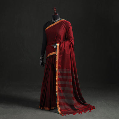 Dharwad Woven Mercerised Cotton Saree with Border 61