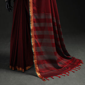 Dharwad Woven Mercerised Cotton Saree with Border 61