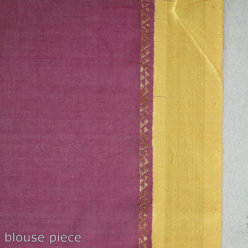 Purple - Kuppadam Dobby Handloom Cotton Saree 04