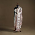 Pink - Sanganeri Hand Block Print Chanderi Silk Dupatta 76