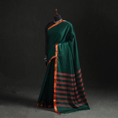 Dharwad Woven Mercerised Cotton Saree with Border 64
