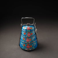 Kashmir Handpainted Stainless Steel 3 Tier Tiffin Box 05