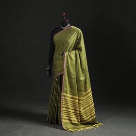 Dharwad Woven Thread Buti Mercerised Cotton Saree with Border 69