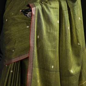 Dharwad Woven Thread Buti Mercerised Cotton Saree with Border 69