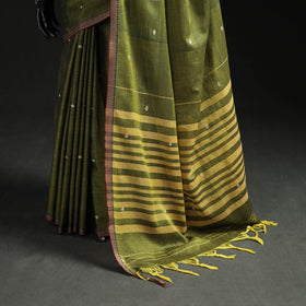 Dharwad Woven Thread Buti Mercerised Cotton Saree with Border 69
