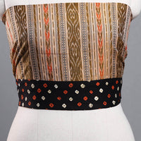 Multicolor - Cotton Sambalpuri Ikat Blouse Material 16