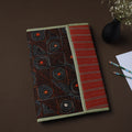 Black Handcrafted Bengal Kantha Work File Folder