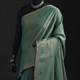 Dharwad Woven Thread Buti Mercerised Cotton Saree with Border 70