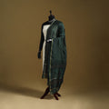 Green - Natural Dyed Block Printed Chanderi Silk Bagh Dupatta 38