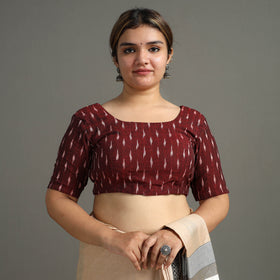 Buy Pochampally Cotton Ikat Blouse Online in India
