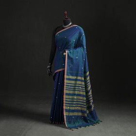 Dharwad Woven Thread Buti Mercerised Cotton Saree with Border 73