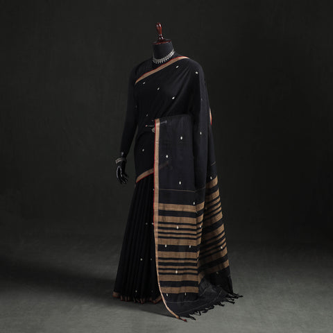 Dharwad Woven Thread Buti Mercerised Cotton Saree with Border 74