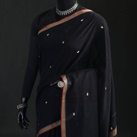 Dharwad Woven Thread Buti Mercerised Cotton Saree with Border 74