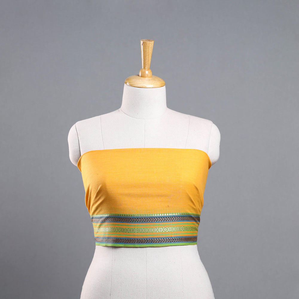 Yellow - Dharwad Cotton Blouse Piece 41