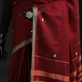 Dharwad Woven Thread Buti Mercerised Cotton Saree with Border 75